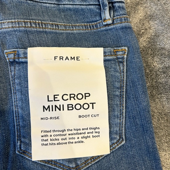 Frame Le Crop Mini Boot Jeans - Picture 5 of 6